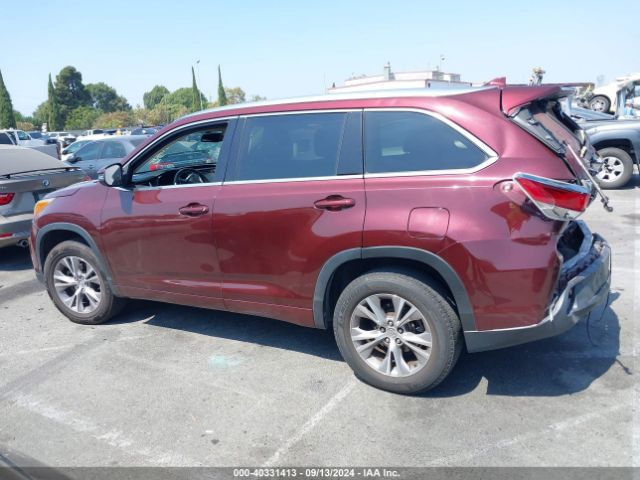 5TDKKRFH2FS098667 Toyota Highlander Xle V6