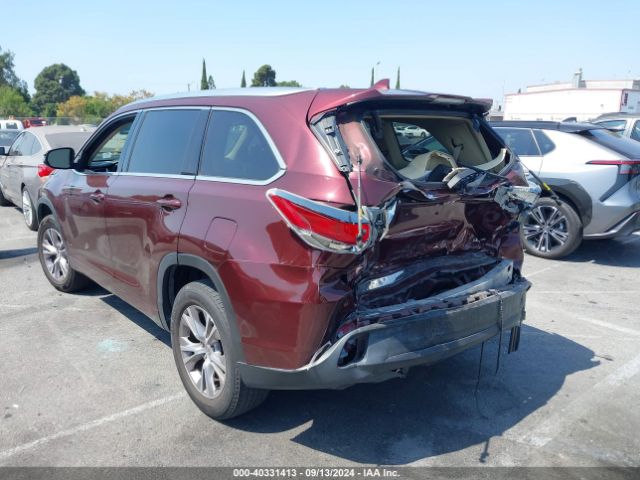 5TDKKRFH2FS098667 Toyota Highlander Xle V6
