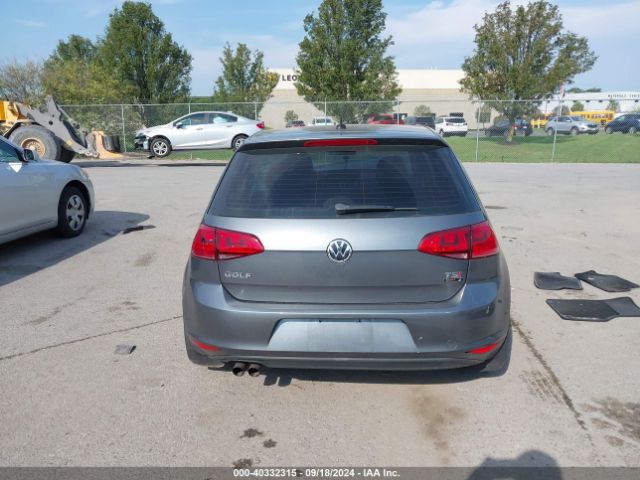 3VW217AU7FM037114 Volkswagen Golf Tsi S 4-door