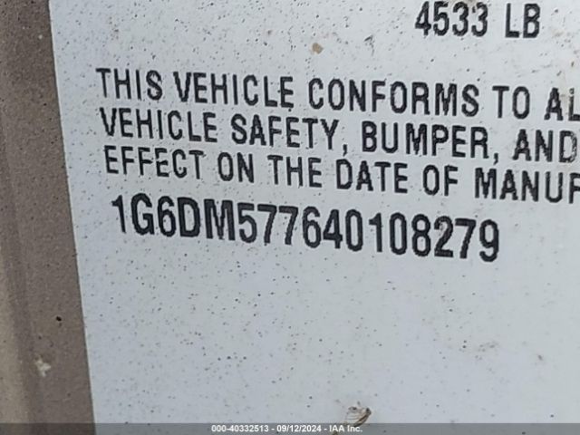 2004 CADILLAC CTS 1G6DM577640108279 Photo 8