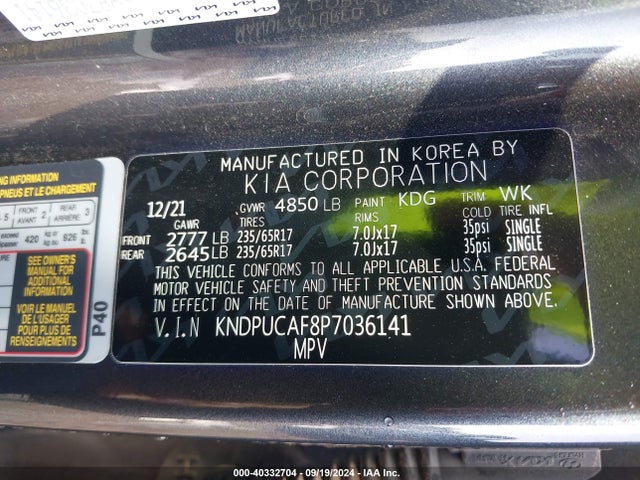 KIA Sportage Lx 2023 KNDPUCAF8P7036141 Image 9