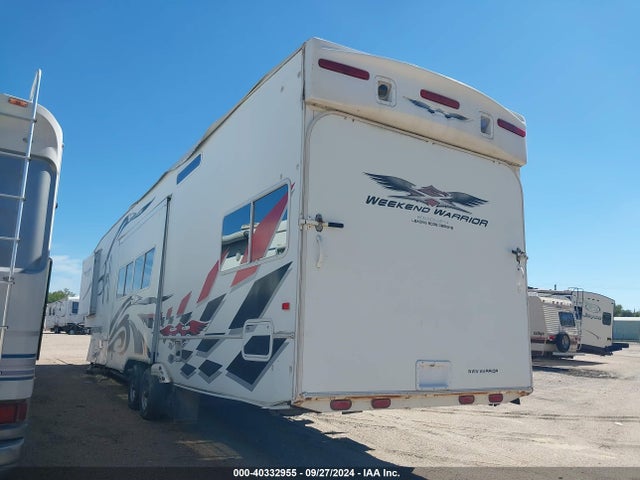 Продажа на аукционе авто 2007 Weekend Warrior Toy Hauler, vin: 5HRSS403X7C019511, номер лота: 40332955