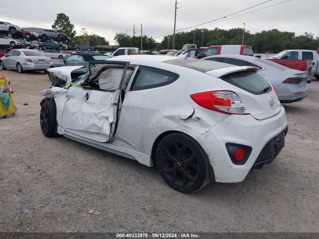 Hyundai Veloster Turbo W/black 2014 KMHTC6AE6EU199357 Image 3