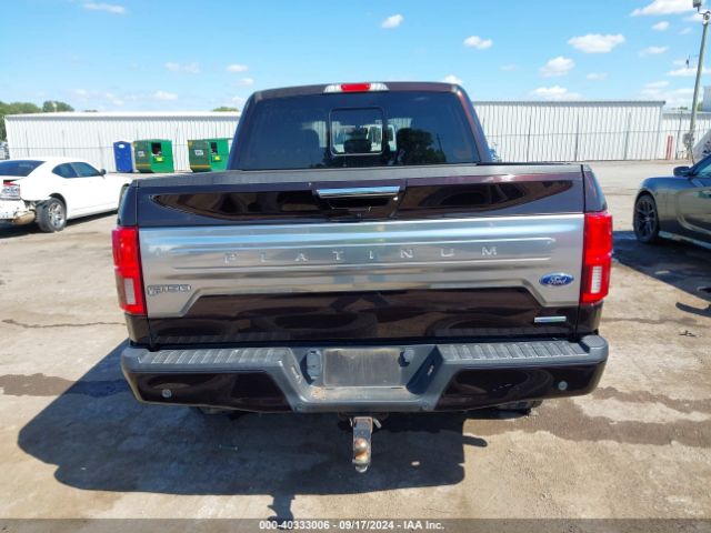 1FTEW1EG0JFE22879 Ford F-150 Platinum