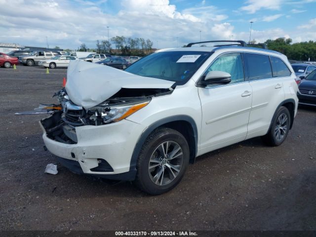 5TDJKRFH2GS343819 Toyota Highlander Xle V6