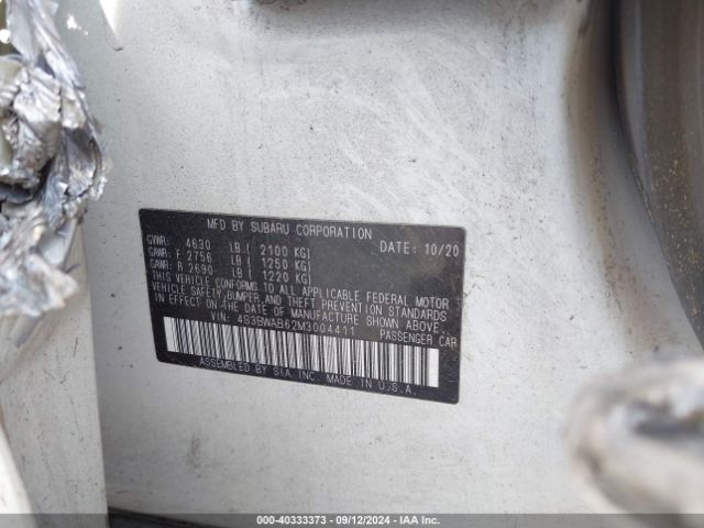 4S3BWAB62M3004411 Subaru Legacy