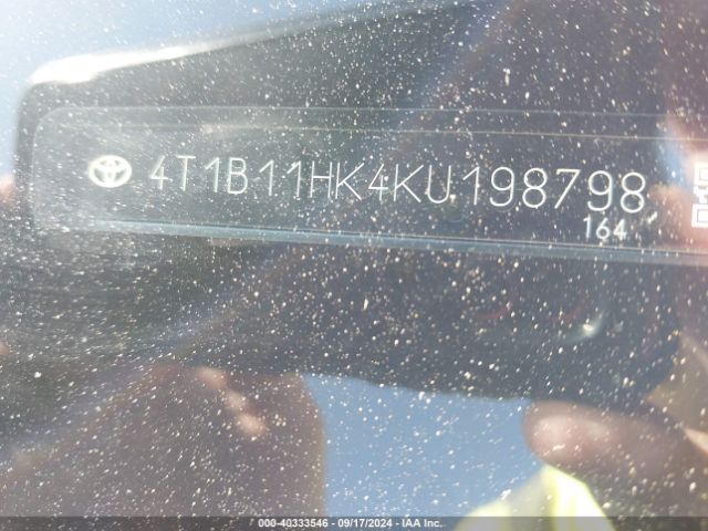 4T1B11HK4KU198798 Toyota CAMRY LE