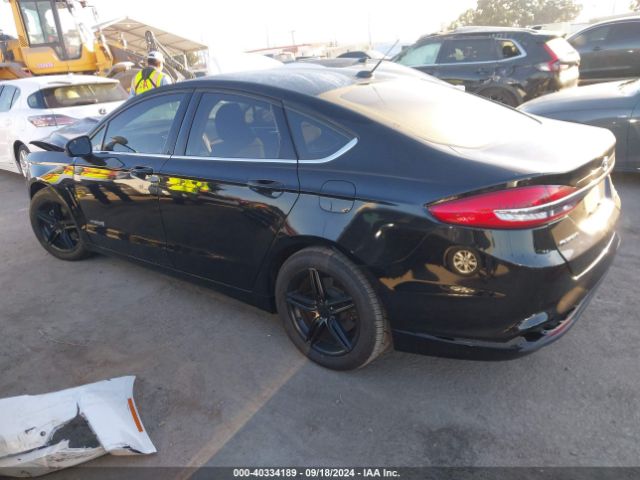 3FA6P0LU7JR225172 Ford Fusion Hybrid Se