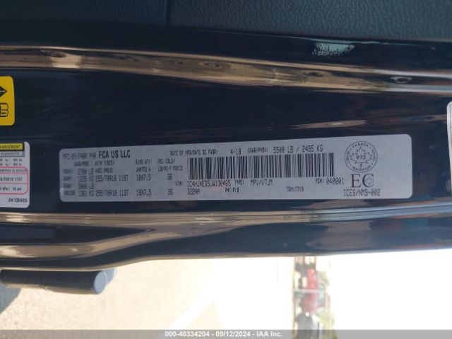 1C4HJXEG5JW130465 Jeep Wrangler Unlimited Sahara