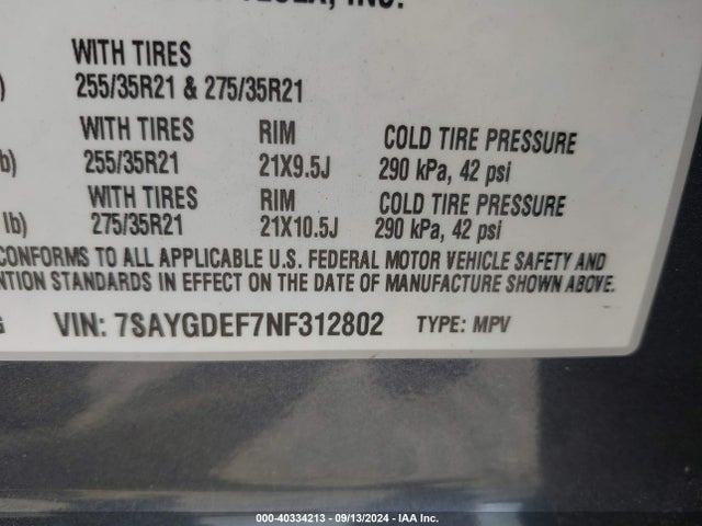 2022 TESLA MODEL Y 7SAYGDEF7NF312802 Photo 8