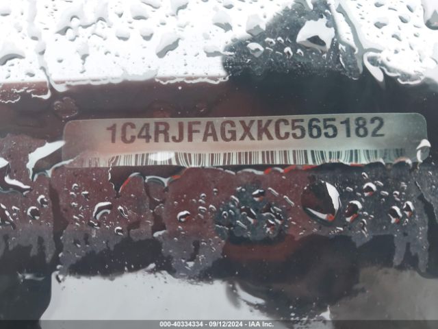 1C4RJFAGXKC565182 Jeep Grand Cherokee Upland 4x4