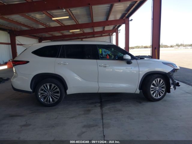 5TDFARAH1LS003832 Toyota Highlander Hybrid Platinum