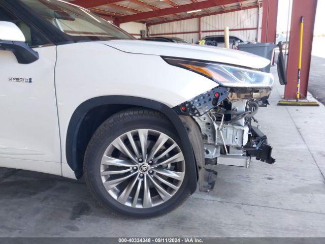 5TDFARAH1LS003832 Toyota Highlander Hybrid Platinum