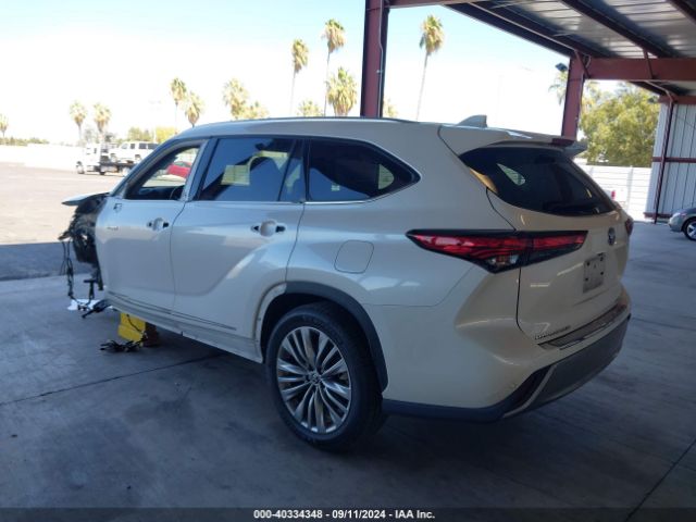 5TDFARAH1LS003832 Toyota Highlander Hybrid Platinum