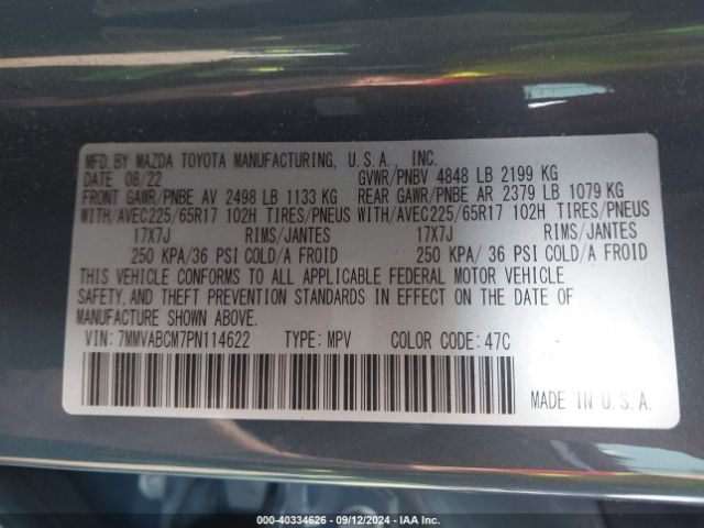 7MMVABCM7PN114622 Mazda Cx-50 2.5 S Preferred Plus