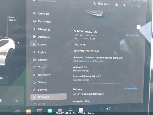 2020 TESLA MODEL 3 5YJ3E1EB3LF711356 Photo 6