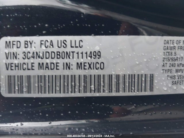 3C4NJDDB0NT111499 Jeep Compass Trailhawk 4x4