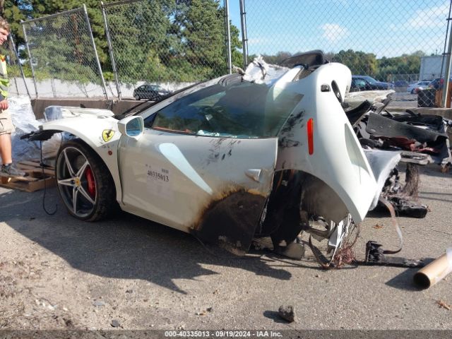 ZFF68NHA5F0203800 Ferrari 458 SPIDER