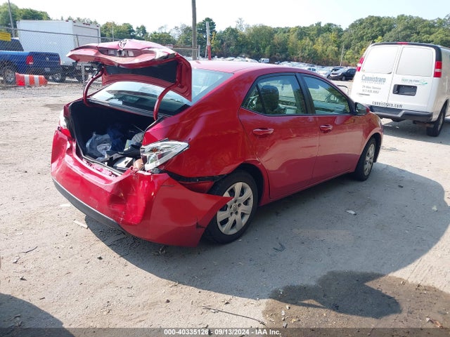 Toyota COROLLA LE 2015 2T1BURHE5FC299727 Image 4