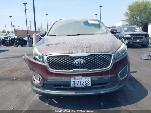 5XYPG4A30GG123800 KIA Sorento 2.4l Lx