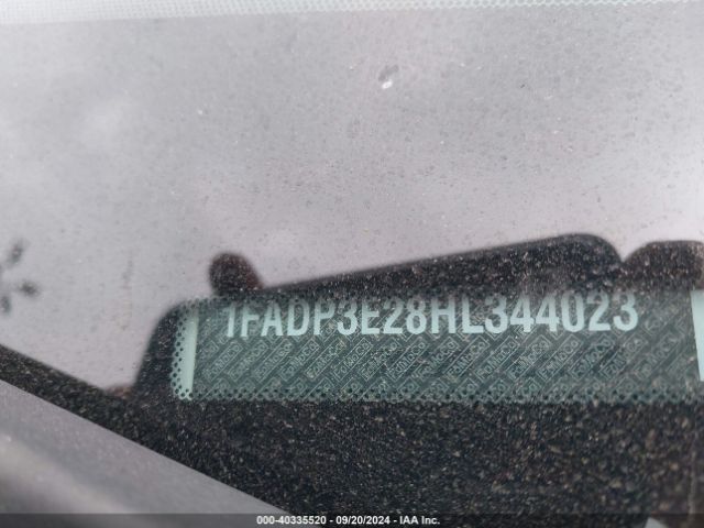 1FADP3E28HL344023 Ford FOCUS S