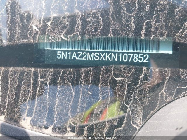 5N1AZ2MSXKN107852 Nissan MURANO SV