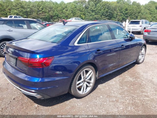 WAUEAAF48PA030125 Audi A4 Premium Plus 45 Tfsi S Line Quattro S Tronic