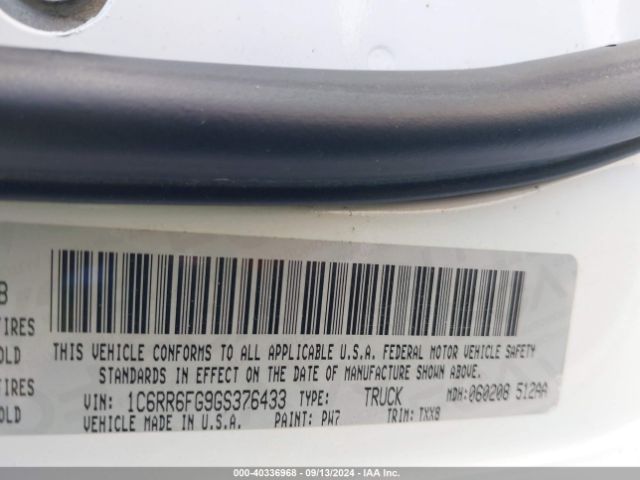 1C6RR6FG9GS376433 RAM 1500 Tradesman
