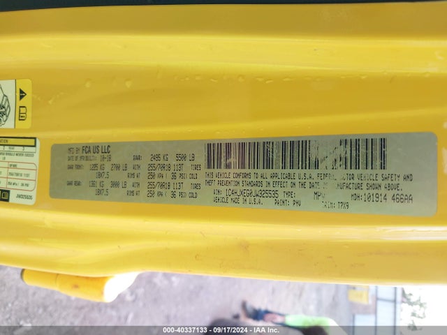 1C4HJXEG0JW325535 Jeep Wrangler Unlimited Sahara 4x4