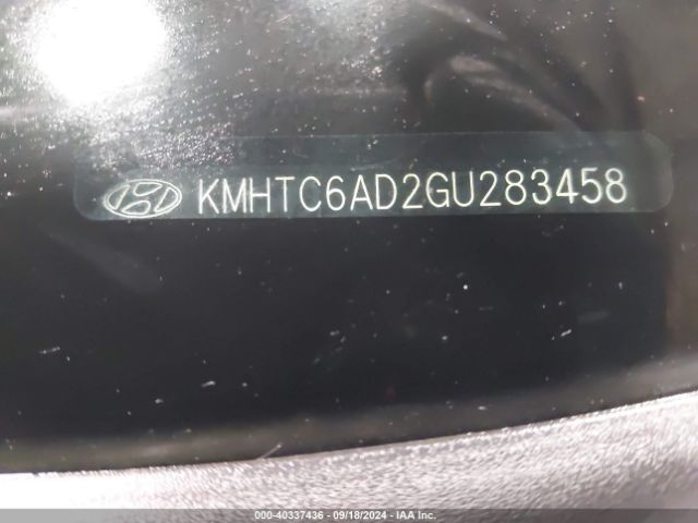 KMHTC6AD2GU283458 Hyundai Veloster