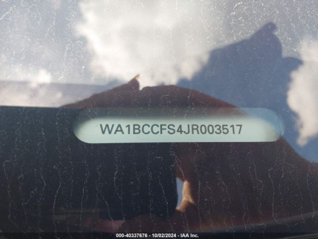 WA1BCCFS4JR003517 Audi Q3 2.0t Premium/2.0t Sport Premium