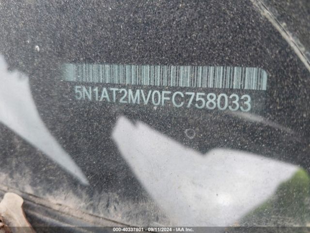 5N1AT2MV0FC758033 Nissan Rogue Sl