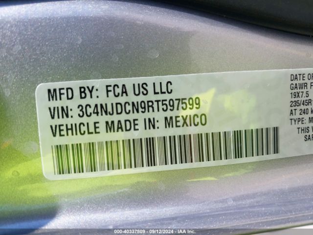 3C4NJDCN9RT597599 Jeep Compass Limited 4x4