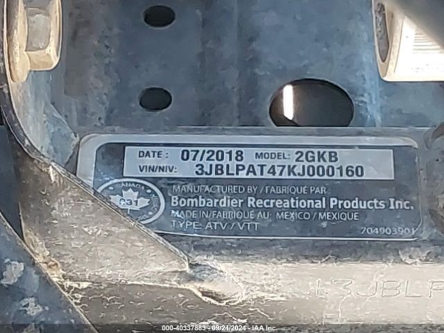 2019 CAN-AM OUTLANDER MAX 3JBLPAT47KJ000160 Photo 9