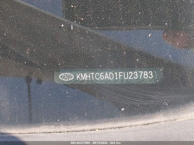 KMHTC6AD1FU237831 Hyundai Veloster