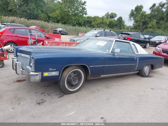 40338071 :رقم المزاد ، 6L47S2Q432025 vin ، 1972 Cadillac El Dorado مزاد بيع