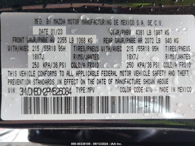 3MVDMBDM2PM526084 Mazda Cx-30 2.5 S Premium