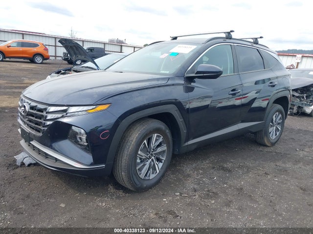 KM8JBCD10RU210456 Hyundai Tucson Hybrid Blue