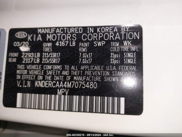 KNDERCAA4M7075480 KIA SELTOS EX