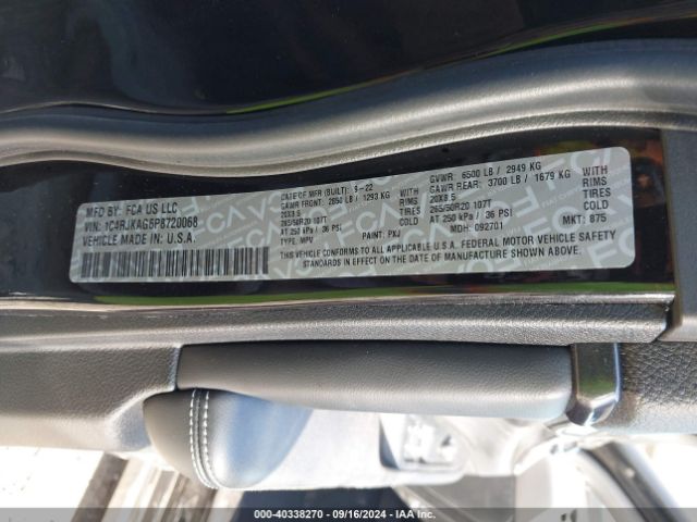 1C4RJKAG6P8720068 Jeep Grand Cherokee L Altitude 4x4