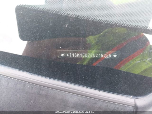 4T1BK1EB7GU218258 Toyota AVALON LIMITED