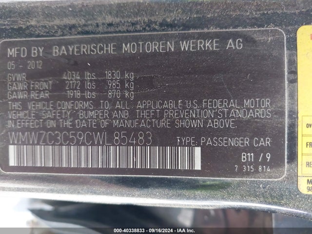 2012 MINI COOPER COUNTRYMAN WMWZC3C59CWL85483 Photo 8