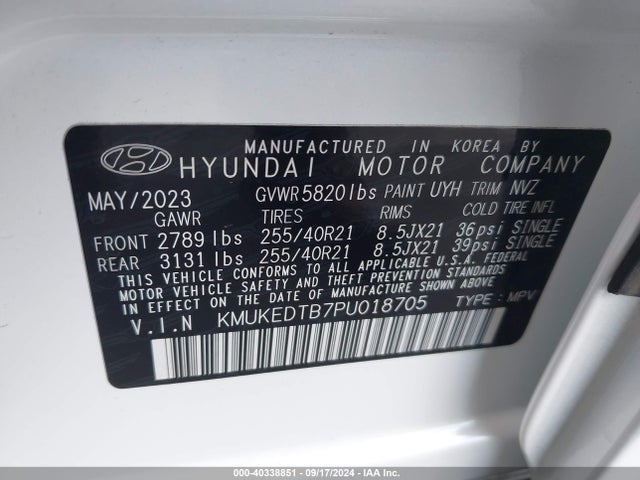 KMUKEDTB7PU018705 Genesis Gv60 Performance Awd
