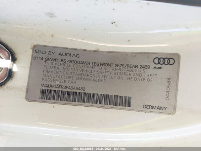 WAUVGAFR3EA046482 Audi S5 3.0t Premium Plus