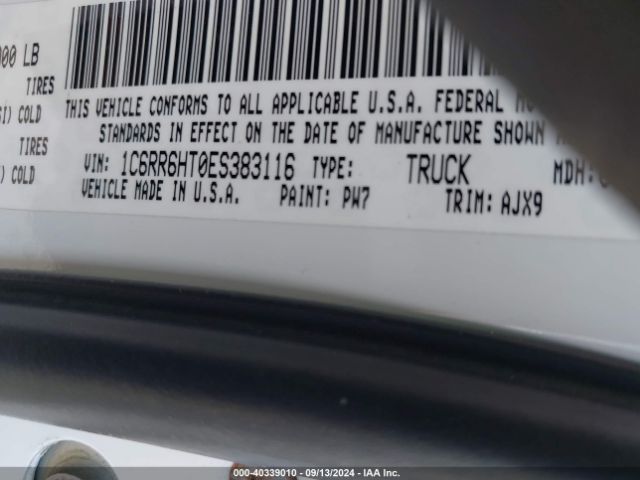 1C6RR6HT0ES383116 RAM 1500 Sport