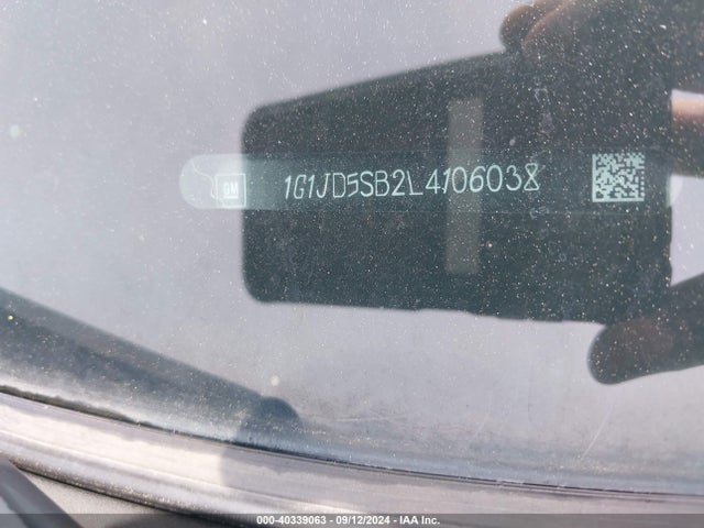 1G1JD5SB2L4106038 Chevrolet Sonic Fwd  Lt