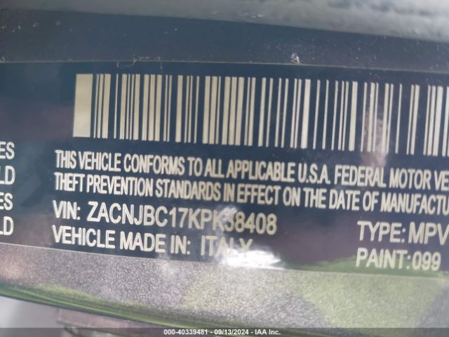 ZACNJBC17KPK38408 Jeep Renegade Trailhawk 4x4