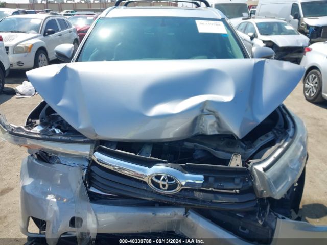 5TDKKRFH5GS160709 Toyota Highlander Xle V6