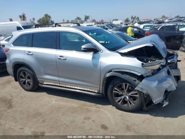 5TDKKRFH5GS160709 Toyota Highlander Xle V6