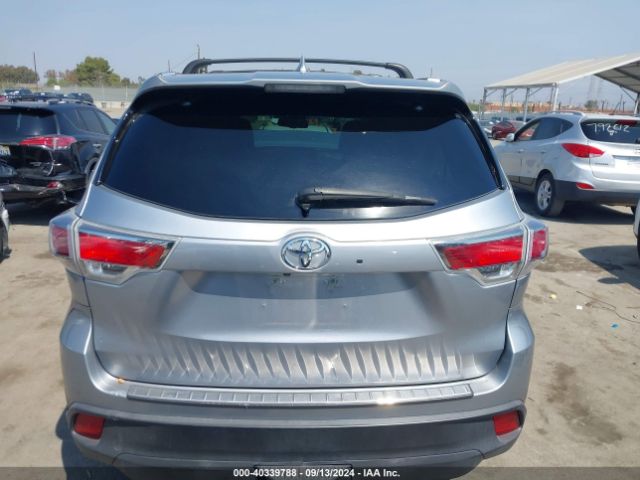 5TDKKRFH5GS160709 Toyota Highlander Xle V6
